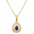 Pendentif "Océane" D0,09/26 & Saphir 0,30/1