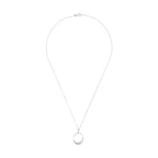Pendentif "Tu M'As Dit Oui" D0,11/28 - Or Blanc 375/1000