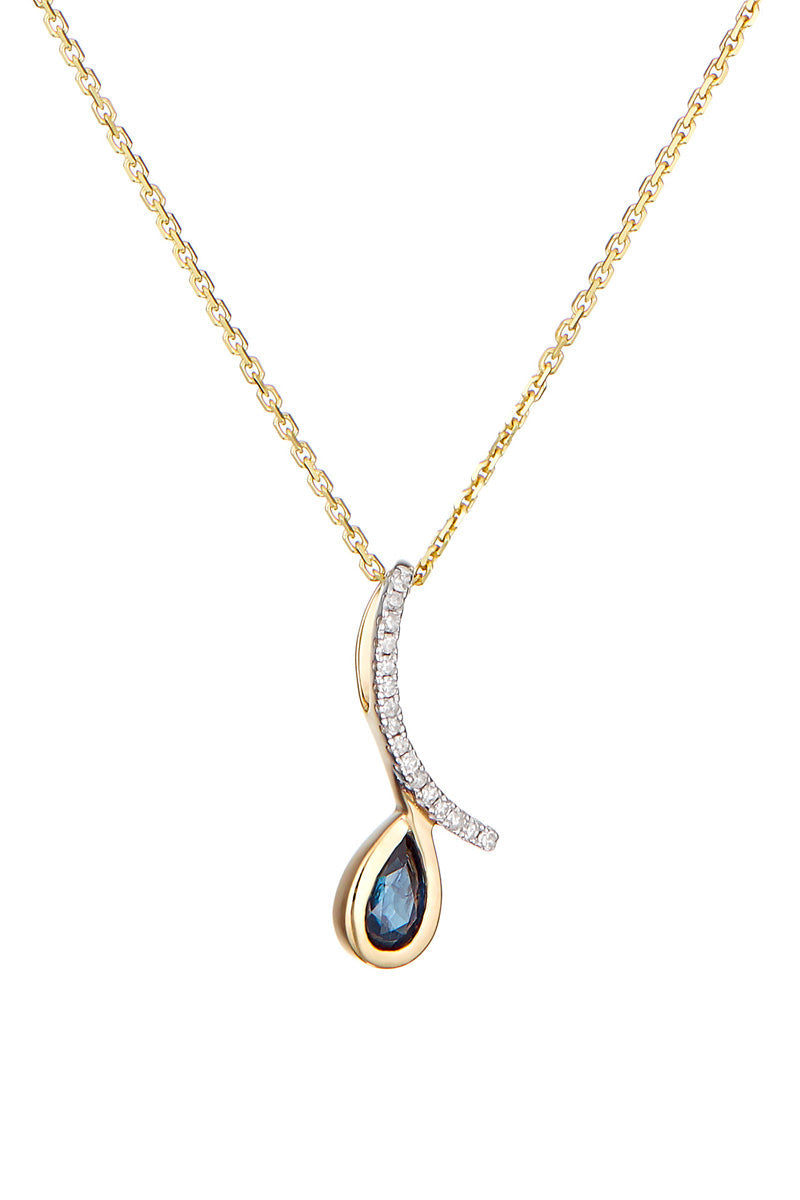 Pendentif "Oka" D0,05/16 & Saphir 0,35/1