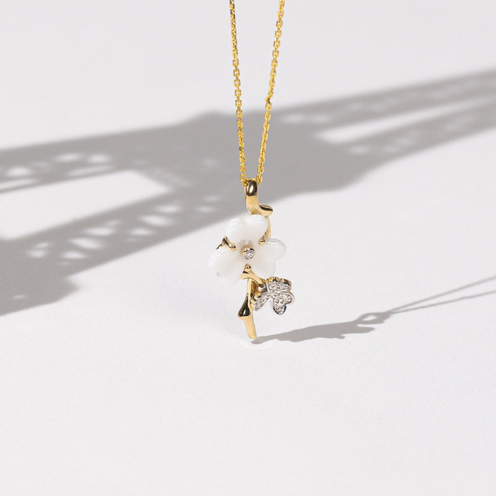Pendentif "Poetica" D0,06/11 - Or Jaune 375/1000