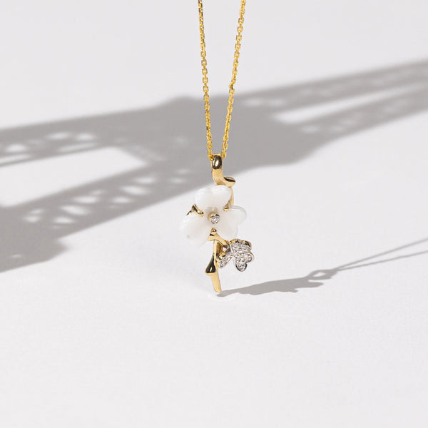 Pendentif "Poetica" D0,06/11 - Or Jaune 375/1000