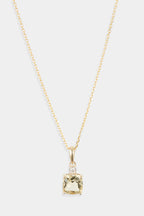Pendentif "Tonga" D0,016/1 & Lemon Quartz 1,05/1 - Or Jaune 375/1000