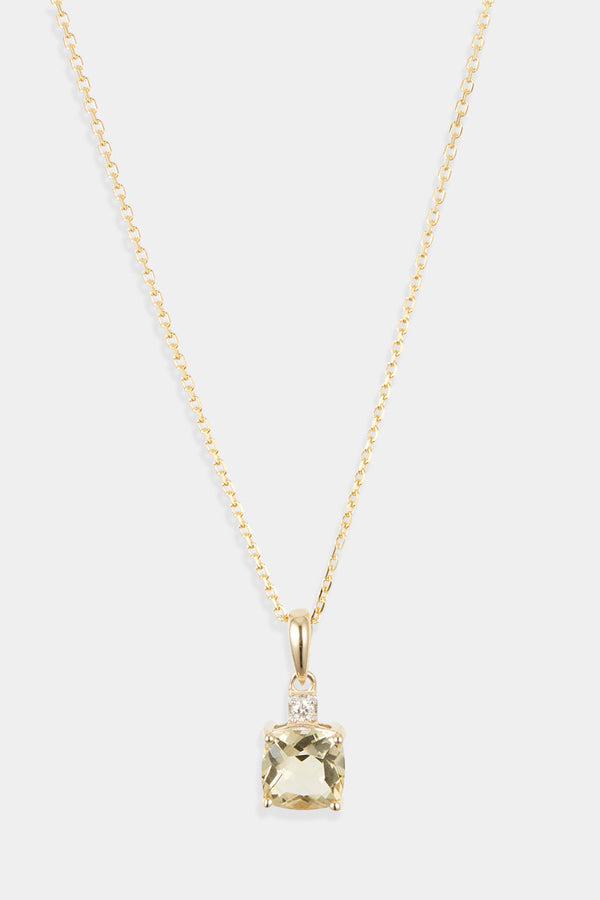 Pendentif "Tonga" D0,016/1 & Lemon Quartz 1,05/1