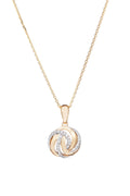 Pendentif "Golden Eye" Diamants 0,09/40