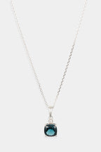 Pendentif "Tonga" D0,016/1 & Lbt1,32/1 - Or Blanc 375/1000