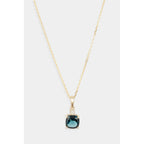 Pendentif "Tonga" D0,016/1 & London Blue Topaze 1,32/1 - Or Jaune 375/1000