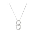 Pendentif "Forever Linked" Diamants 0,11/14 - Or Blanc 375/1000