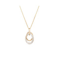 Pendentif "Double Jeu" Diamants 0,18/29 - Or Jaune 375/1000