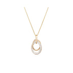 Pendentif "Double Jeu" Diamants 0,18/29 - Or Jaune 375/1000