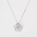 Pendentif "Fleur Sublime" D0,131/29; Sbt0,11/1 - Or Blanc 375/1000