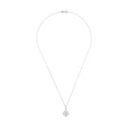 Pendentif "Brisbane" D 0,11/20 - Or Blanc 375/1000