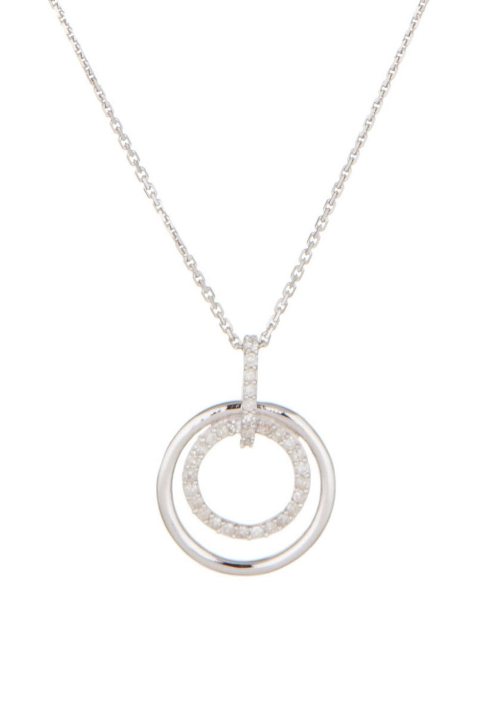 Pendentif "Takhli" D 0,18/32 - Or Blanc 375/1000