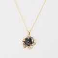 Pendentif "Fleur Torsadée" D0,039/11 - Or Jaune 375/1000