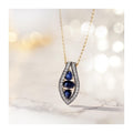 Pendentif "Westeros" Diamants 0,16/31 & Saphirs 0,85/3