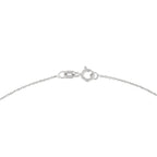 Pendentif "Port Royal" Diamants 0,05/12 & Saphirs 0,54/3 - Or Blanc 375/1000