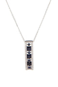 Pendentif "Surat" D 0,05/14  Sa 0,83/7 - Or Blanc 375/1000