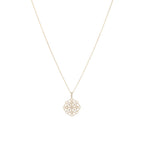 Pendentif "Dentelle" Dia0,072/13 - Or Jaune 375/1000
