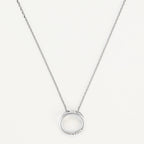 Pendentif "Cercle" D0,02/5 - Or Blanc 375/1000
