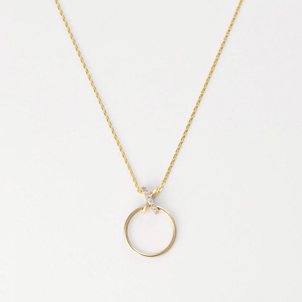 Pendentif "Clair De Lune" D0,032/7 - Or Jaune 375/1000