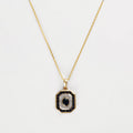 Pendentif "Saphirs Filants" D0,005/2; Sa0,79/19 - Or Jaune 375/1000