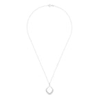 Pendentif "Gliao" D 0,142/36 - Or Blanc 375/1000