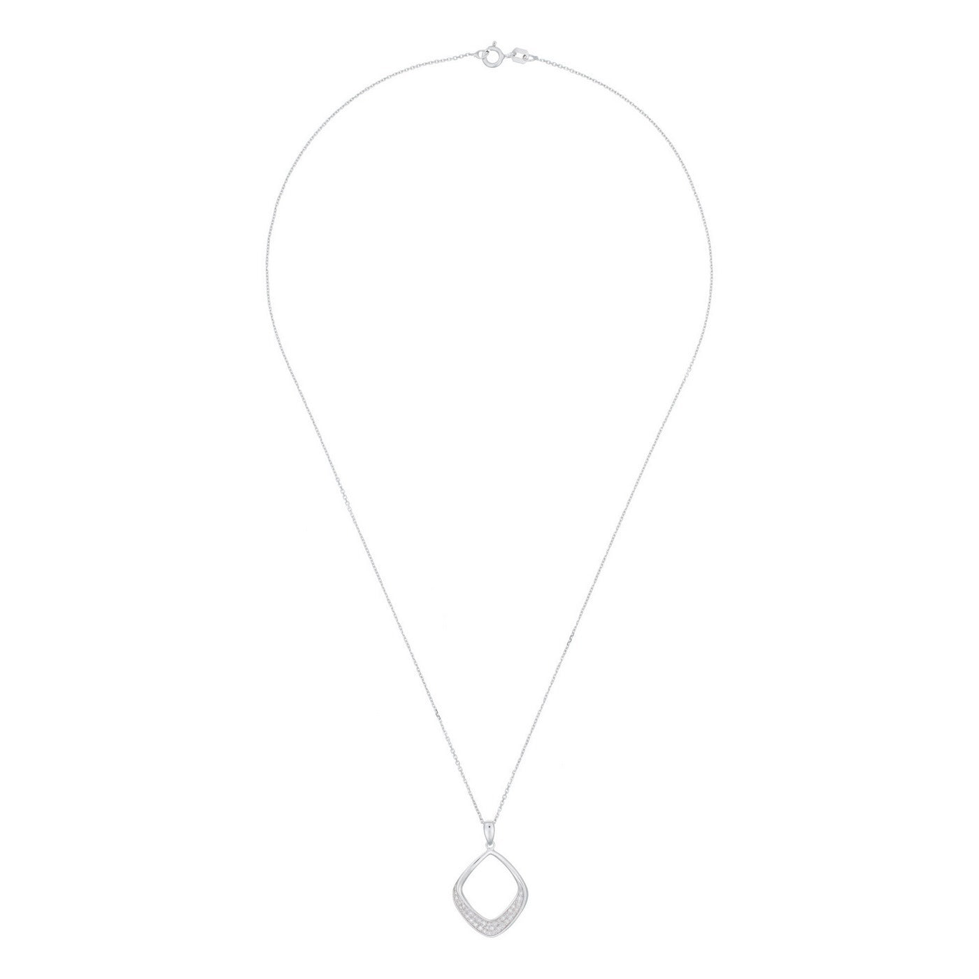 Pendentif "Gliao" D 0,142/36 - Or Blanc 375/1000