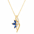 Pendentif "Baru" D 0,066/12  Saphir 0,476/3