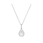 Pendentif "Forlia" D 0,098/28 White Topaze 1,09/1 - Or Blanc 375/1000