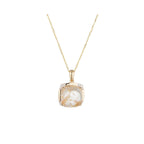 Pendentif "Tolanaro" D 0,082/12 Rutile 7,94/1 - Or Jaune 375/1000