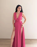 Robe Longue Satinée - Paloma