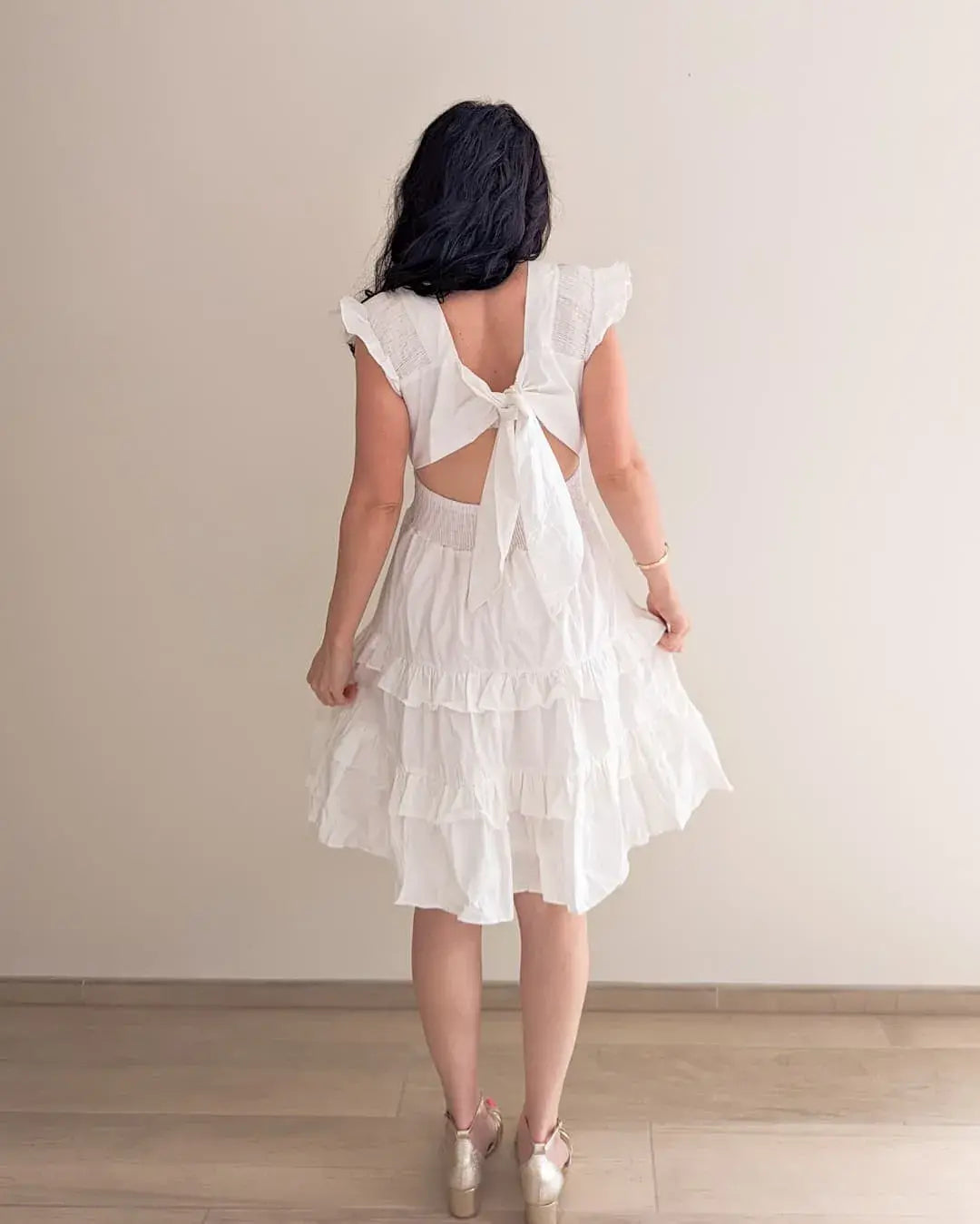 Robe À Volants - Jade