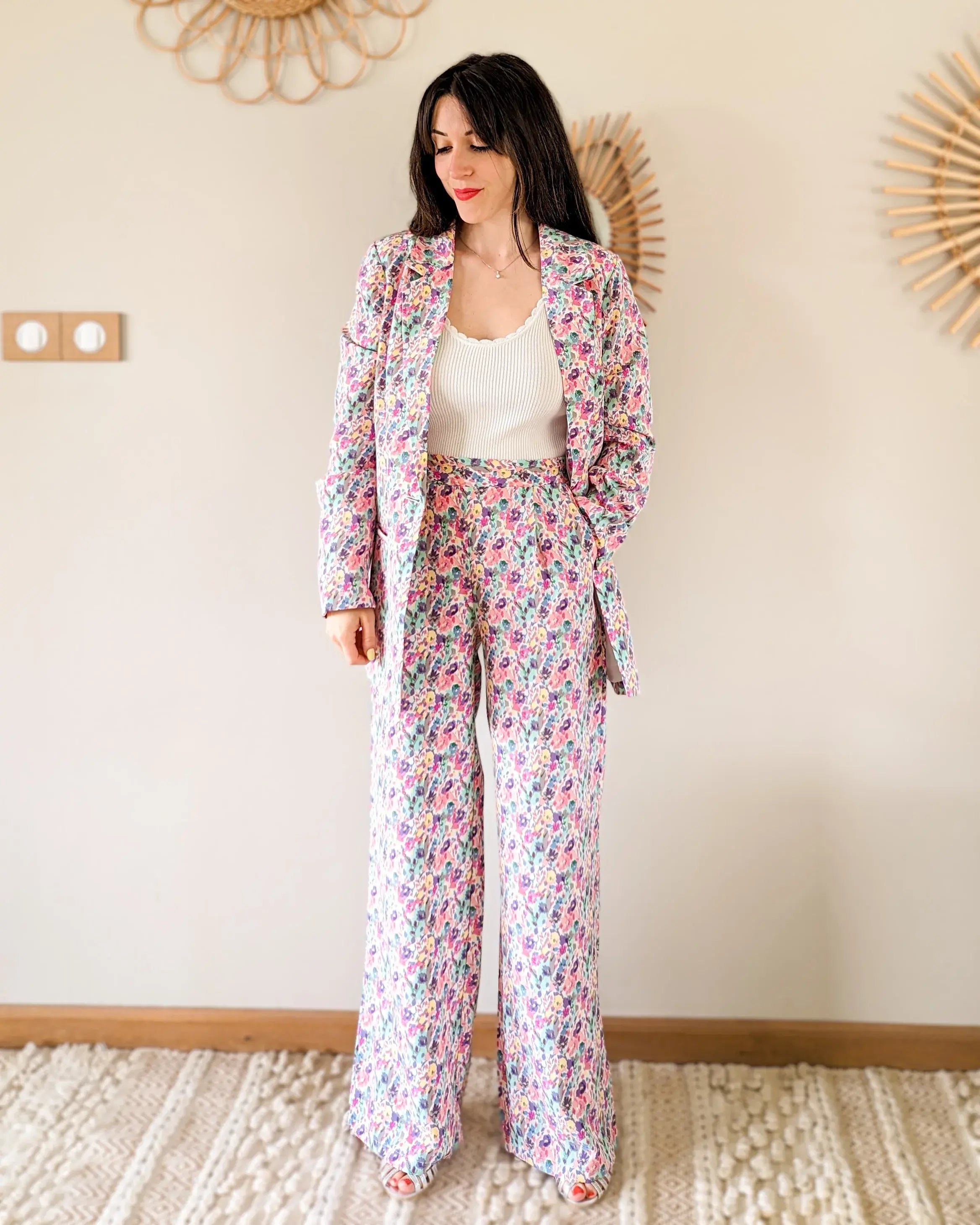 Veste Blazer Fleurie - Flavie