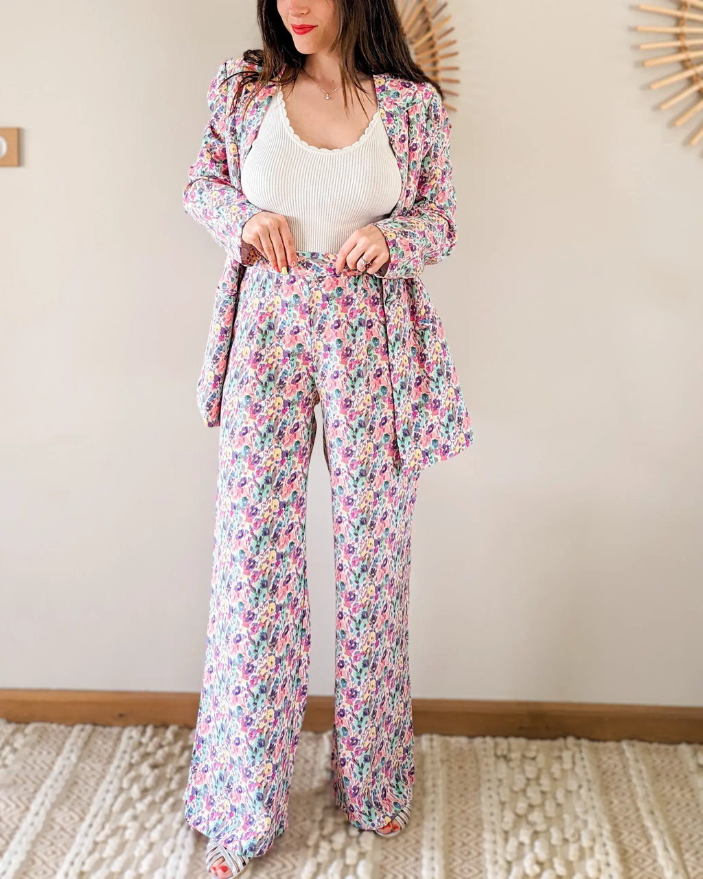 Veste Blazer Fleurie - Flavie