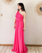 Robe Longue Fuchsia - Romane