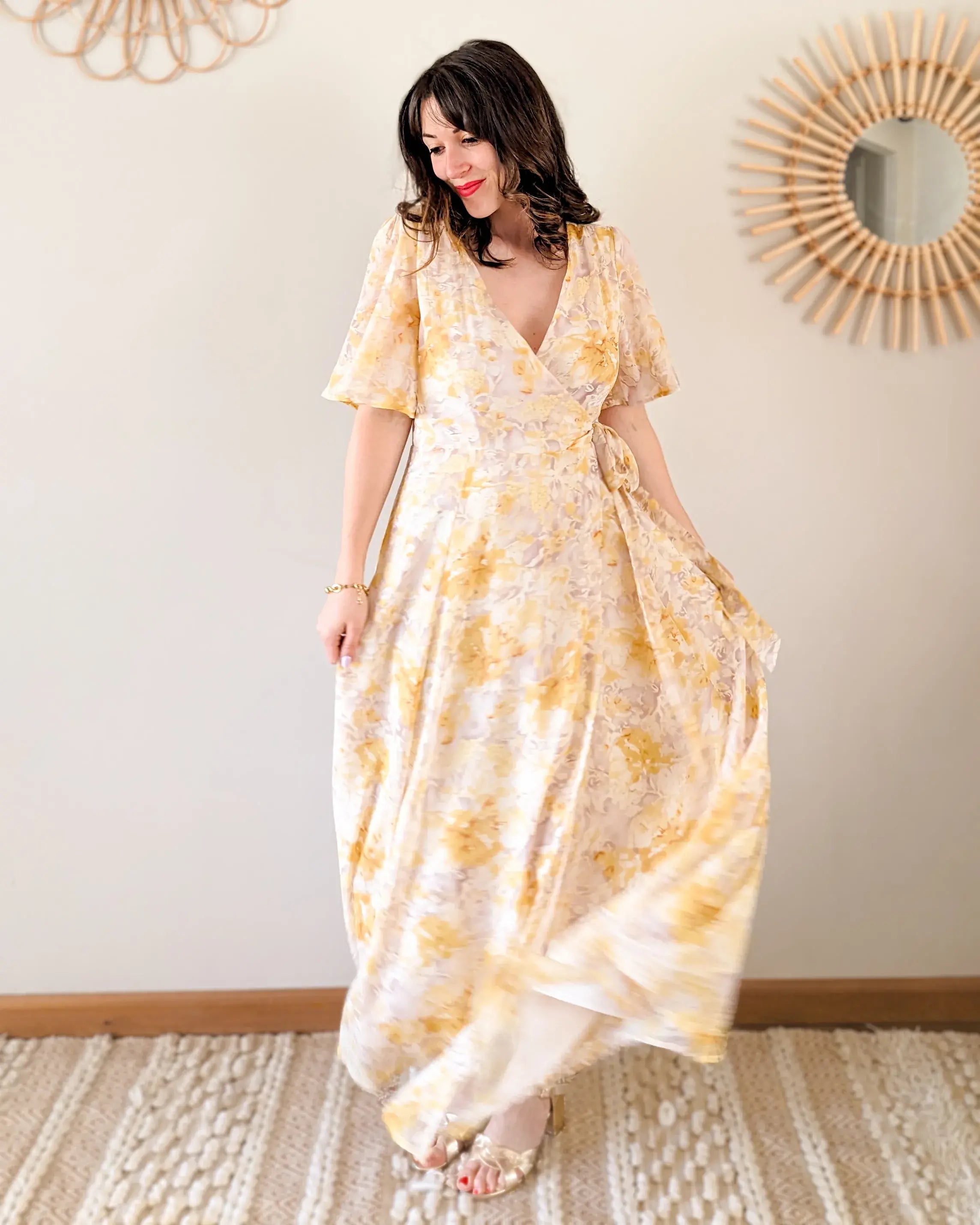 Robe Longue Fleurie - Soraya