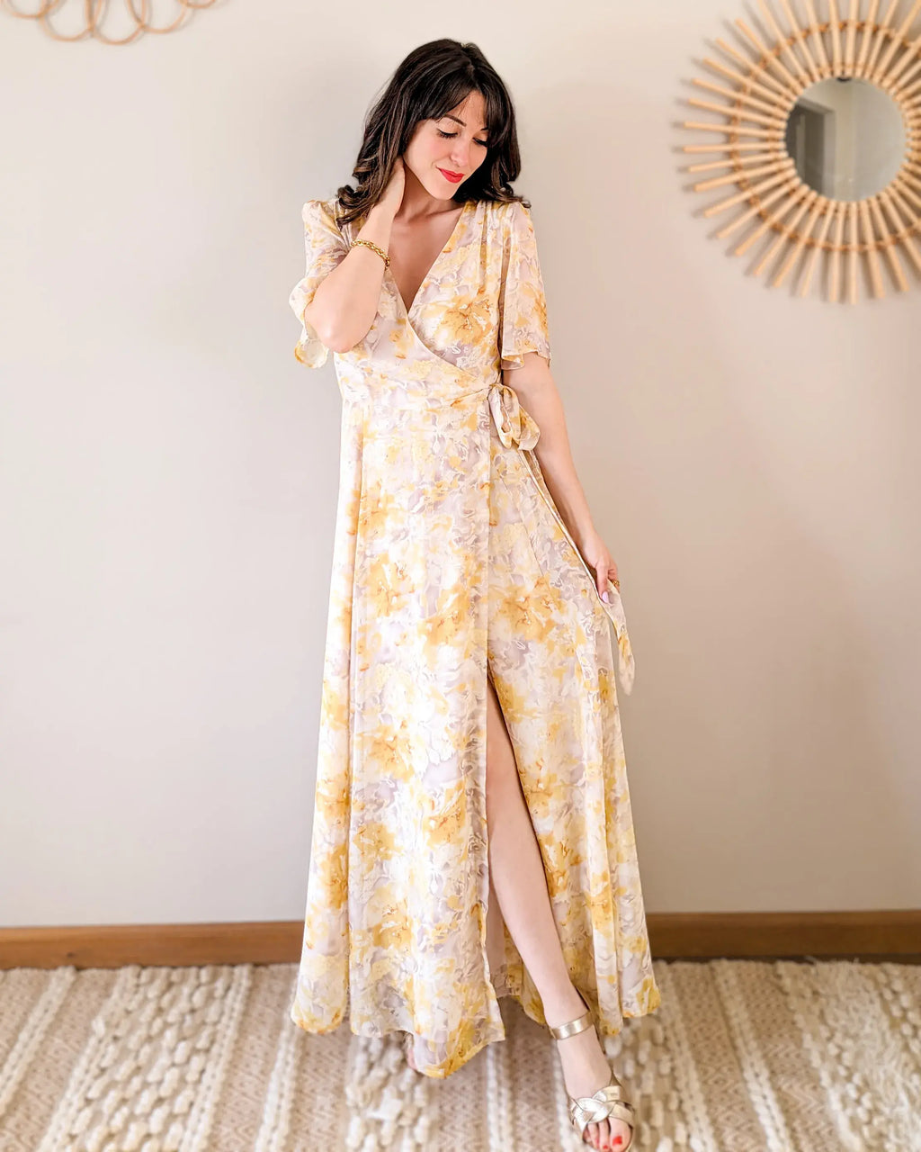 Robe Longue Fleurie - Soraya