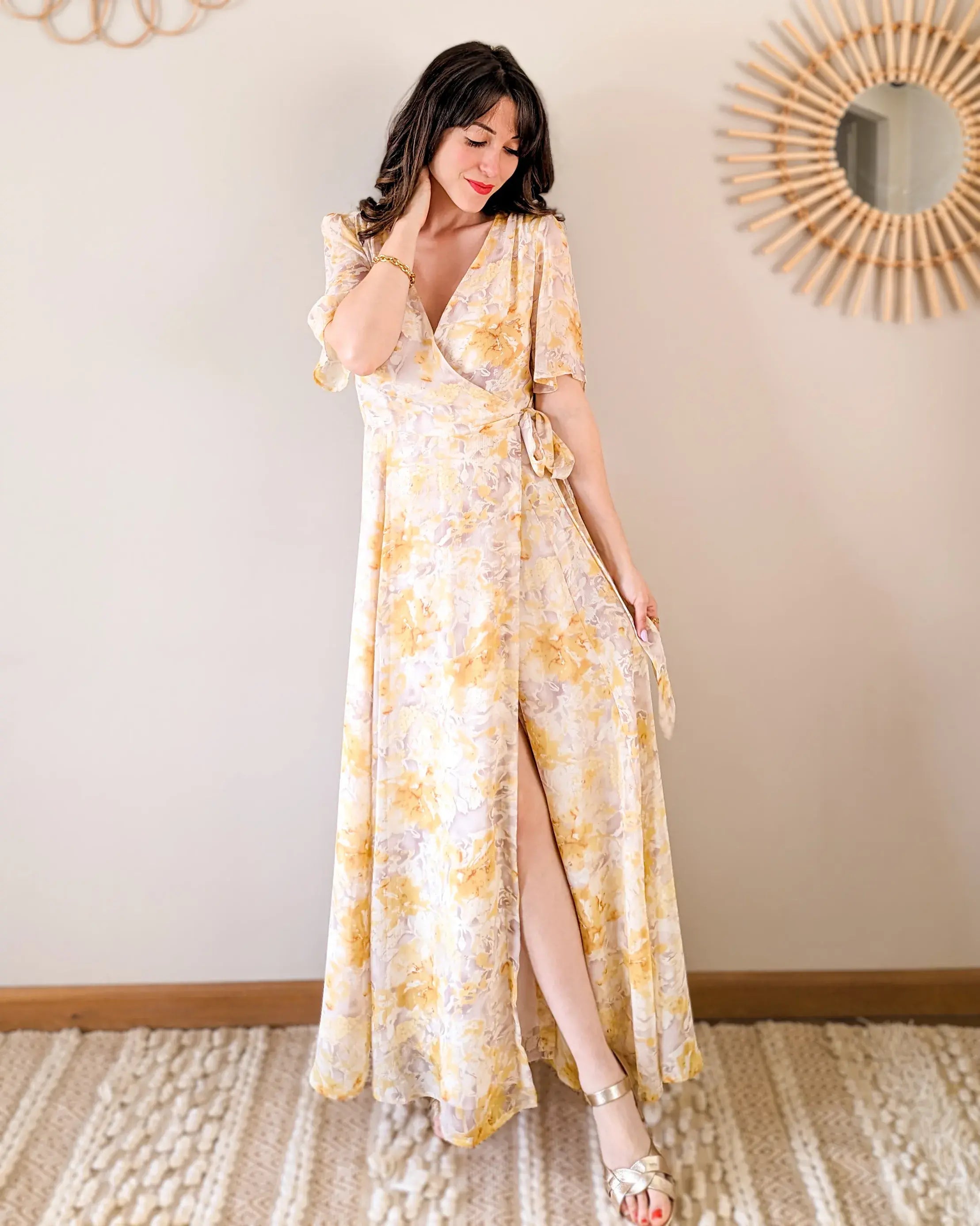 Robe Longue Fleurie - Soraya