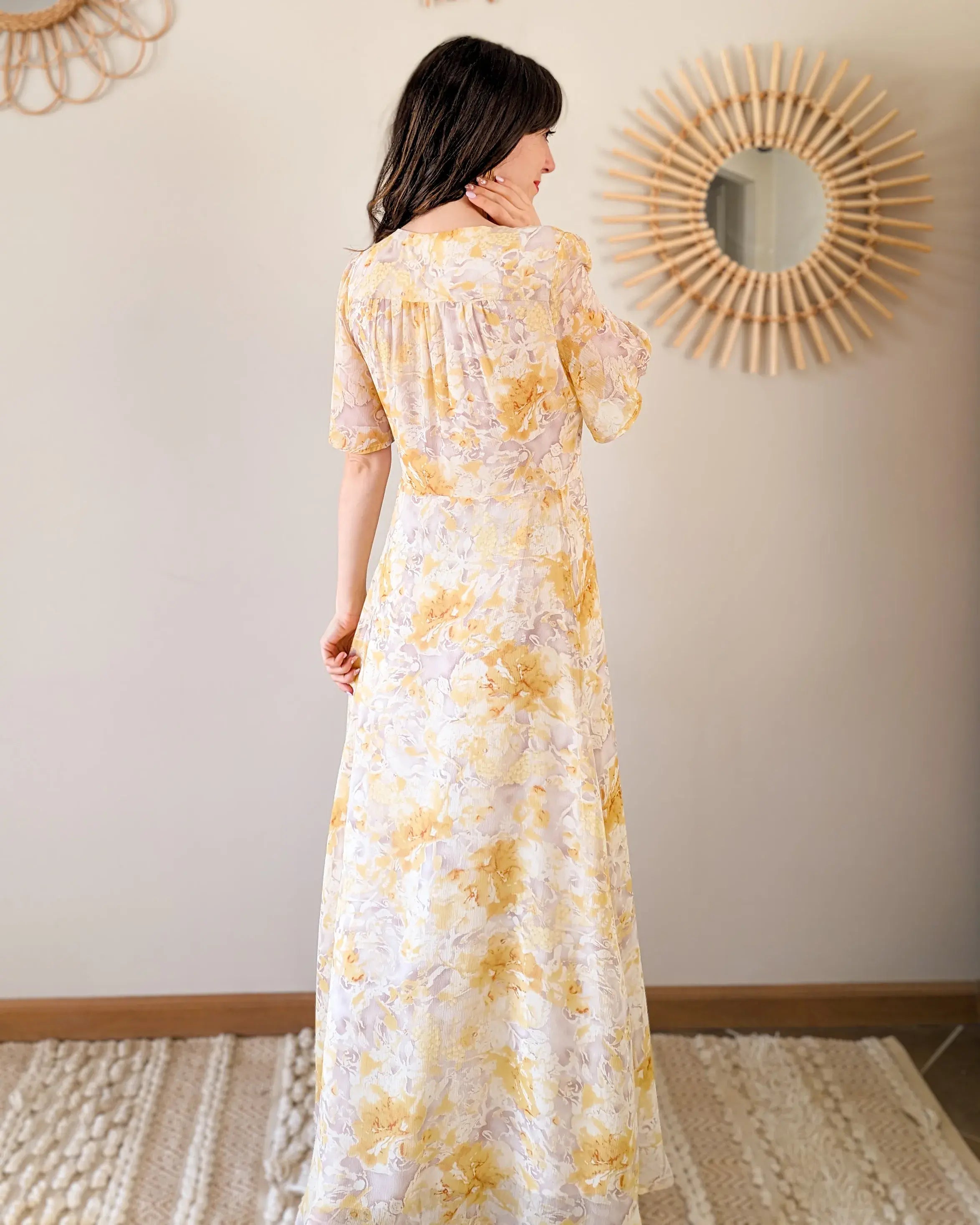 Robe Longue Fleurie - Soraya