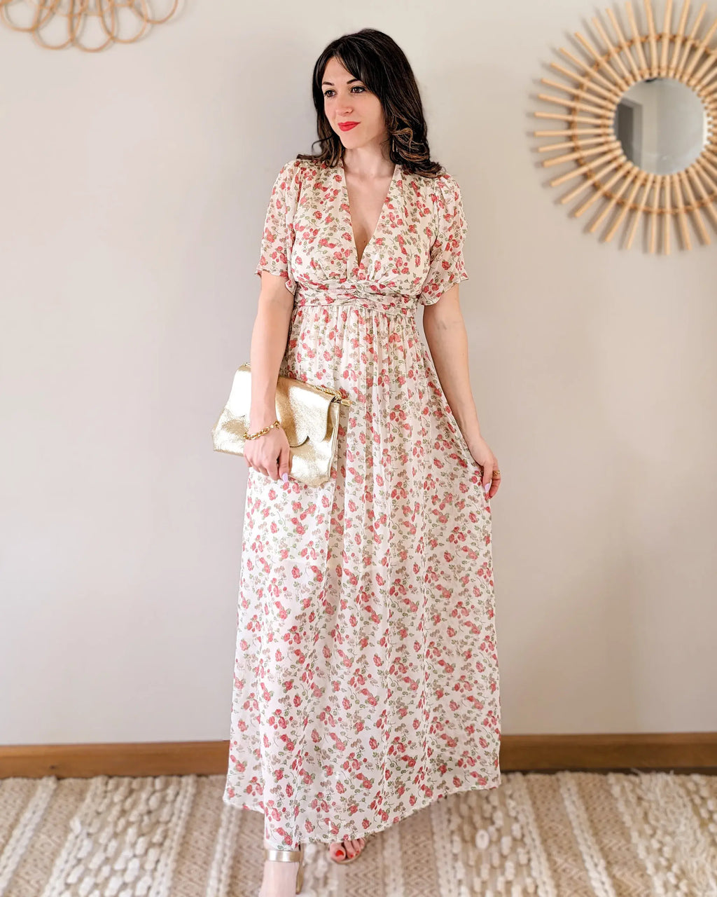 Robe Longue Fleurie - Rosie