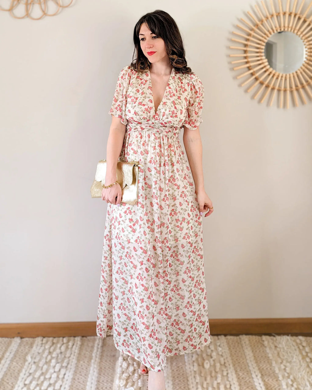 Robe Longue Fleurie - Rosie
