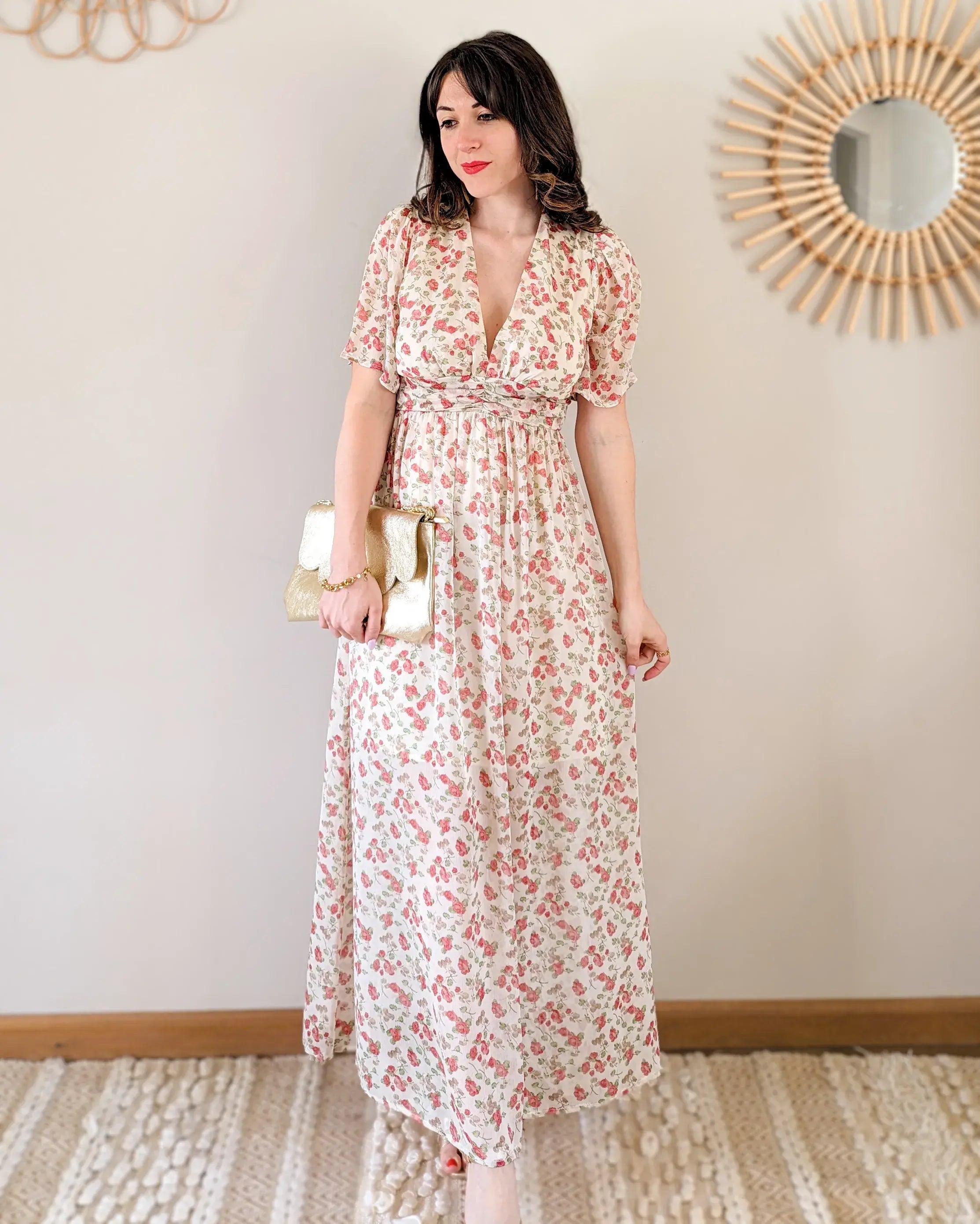 Robe Longue Fleurie - Rosie