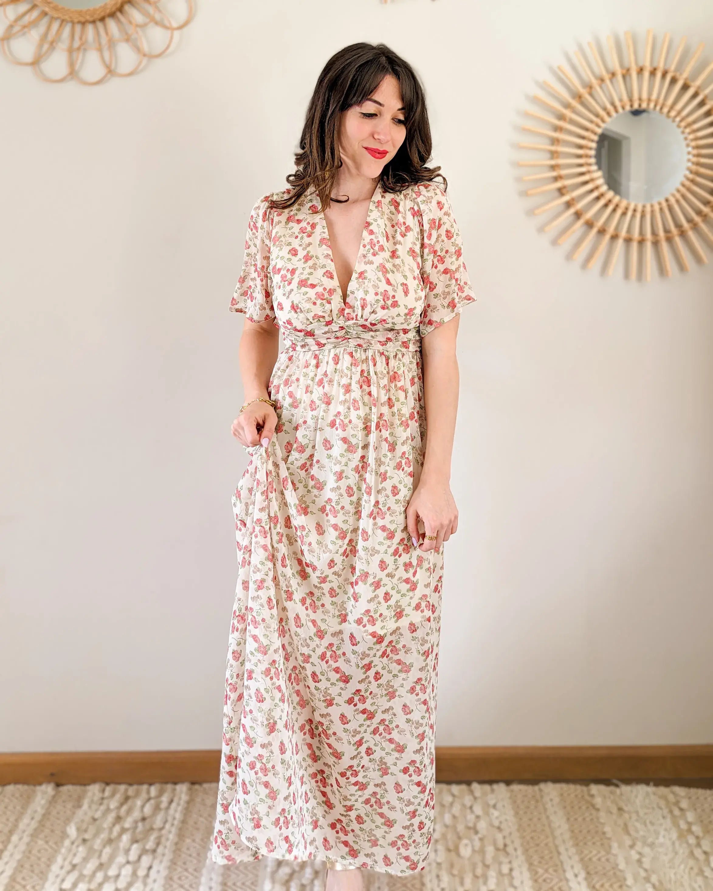 Robe Longue Fleurie - Rosie