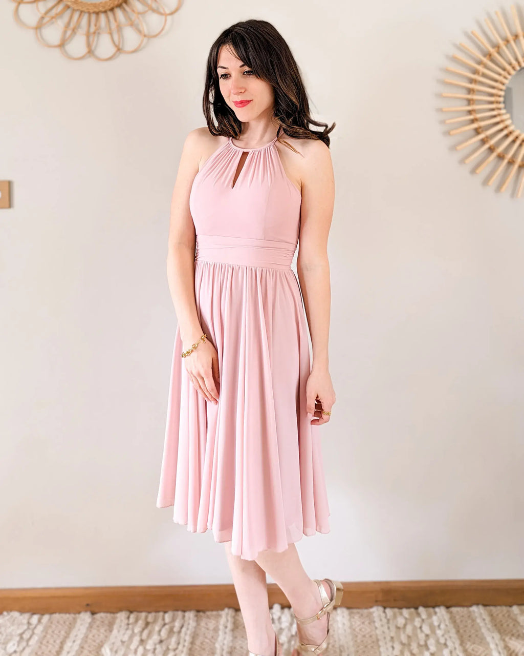 Robe Courte Rose - Harmonie
