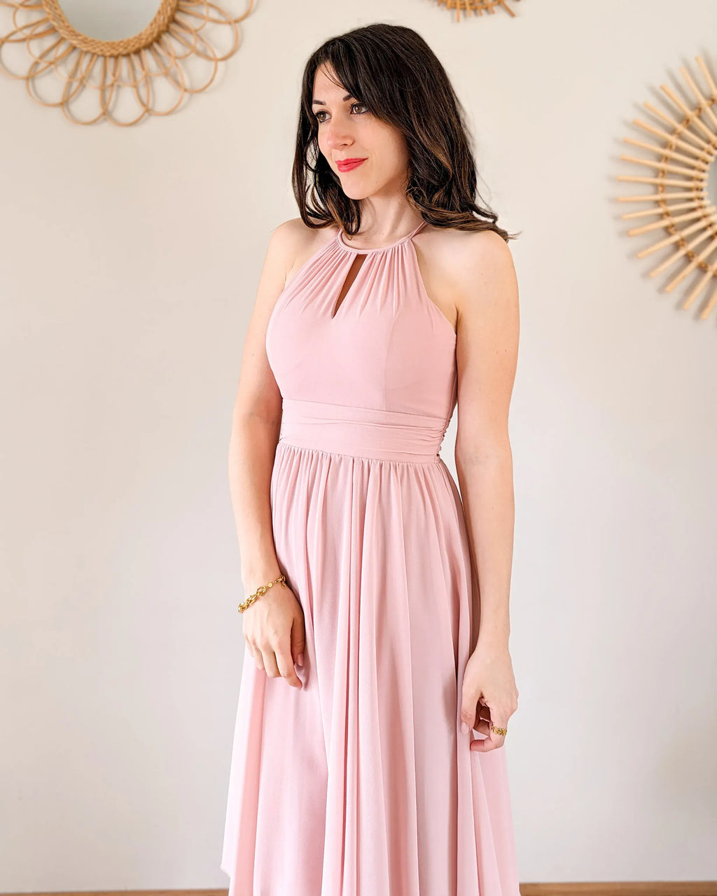 Robe Courte Rose - Harmonie