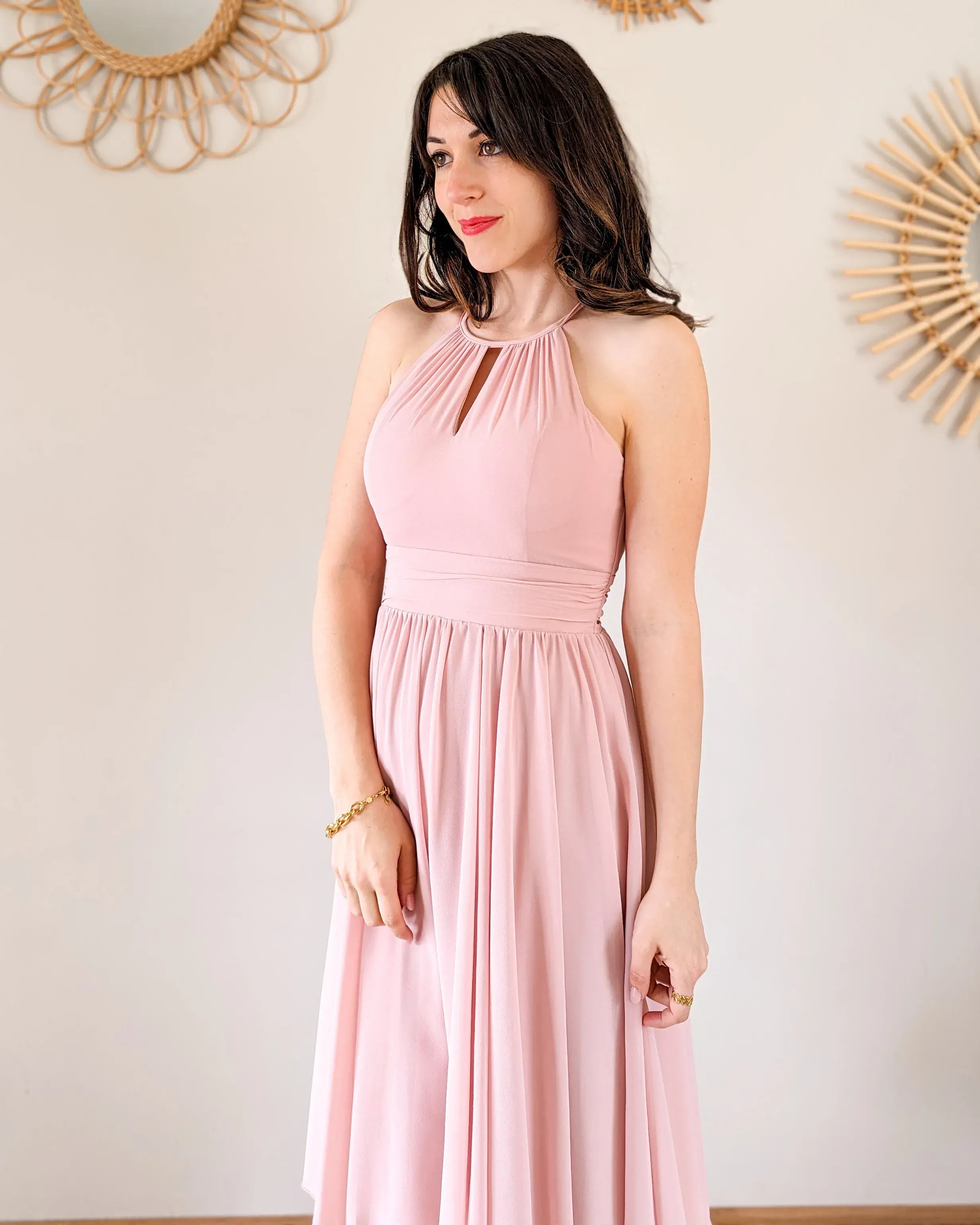 Robe Courte Rose - Harmonie