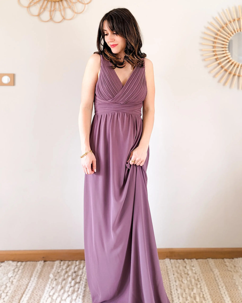 Robe Longue - Prune