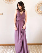 Robe Longue - Prune