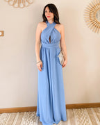 Robe Longue Bleu - Infinity Multi Positions