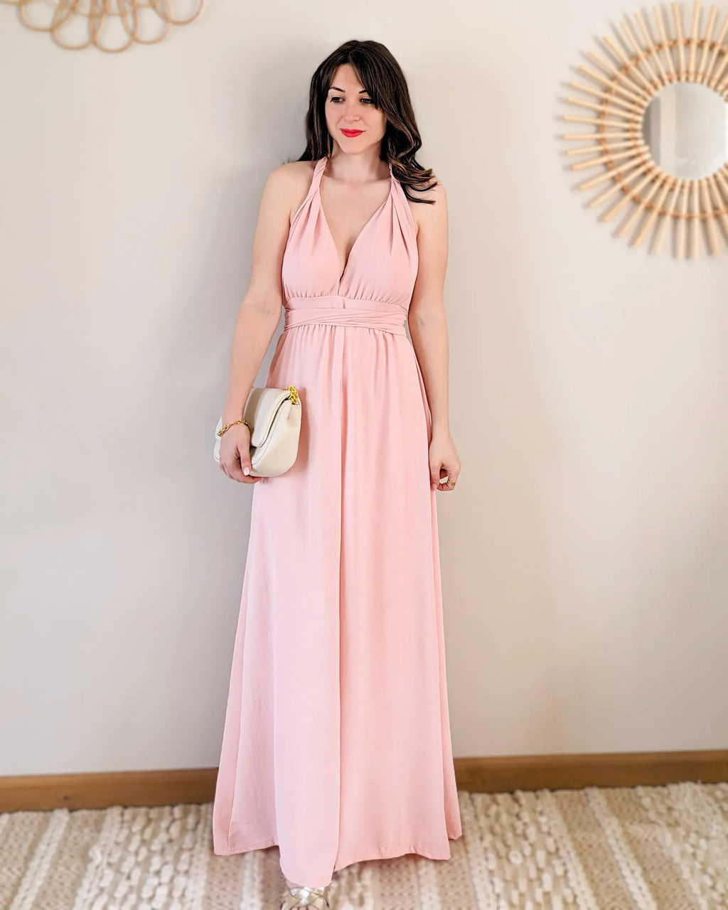 Robe Longue Rose - Infinity Multi Positions