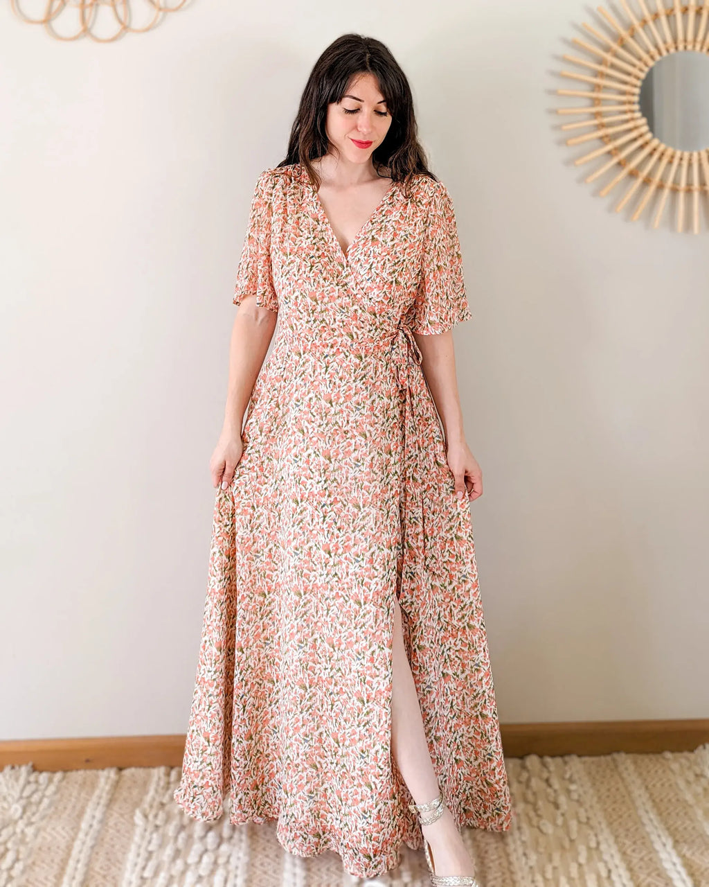 Robe Longue Fleurie - Mya